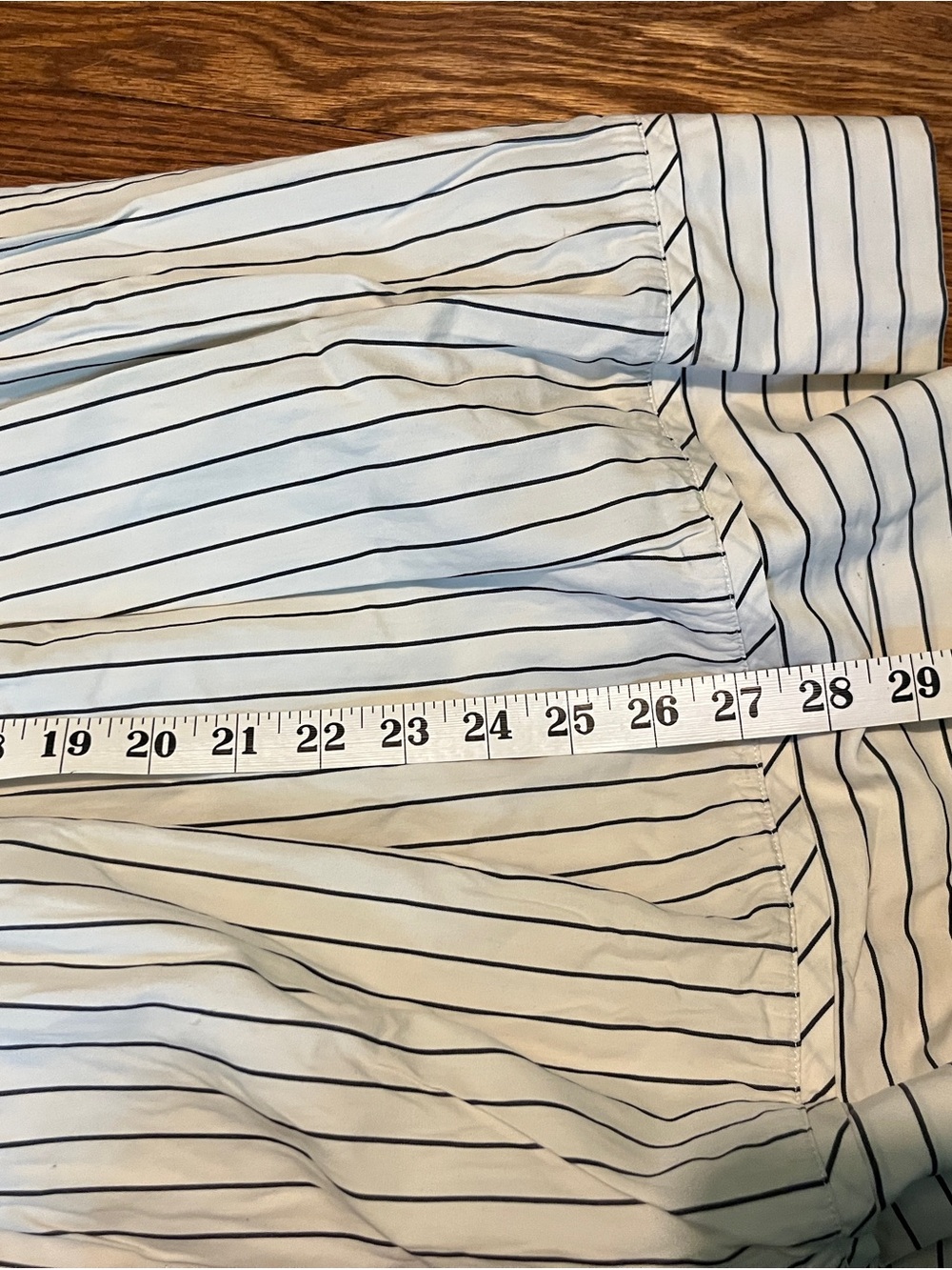 Vintage 1980s Kenzo Pinstripe Skirt with Pockets Archive# 6012 - Picture 12 of 16